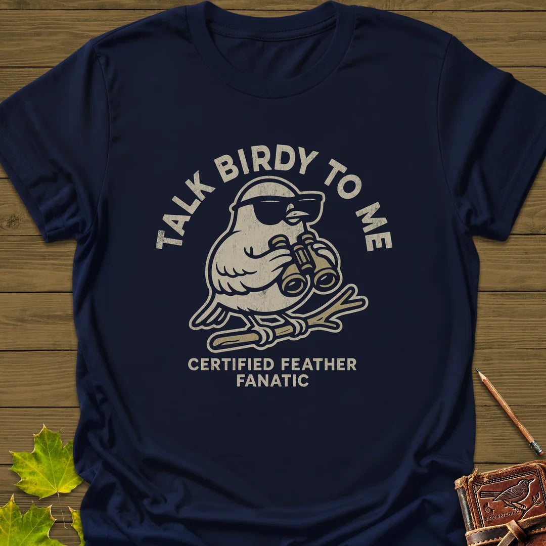 Talk Birdy T-Shirt in Navy