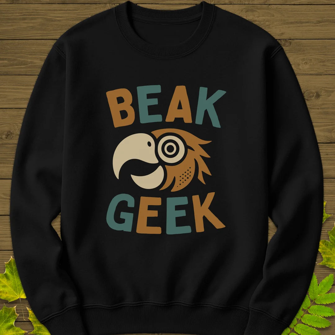 Beak Geek Sweatshirt in Black