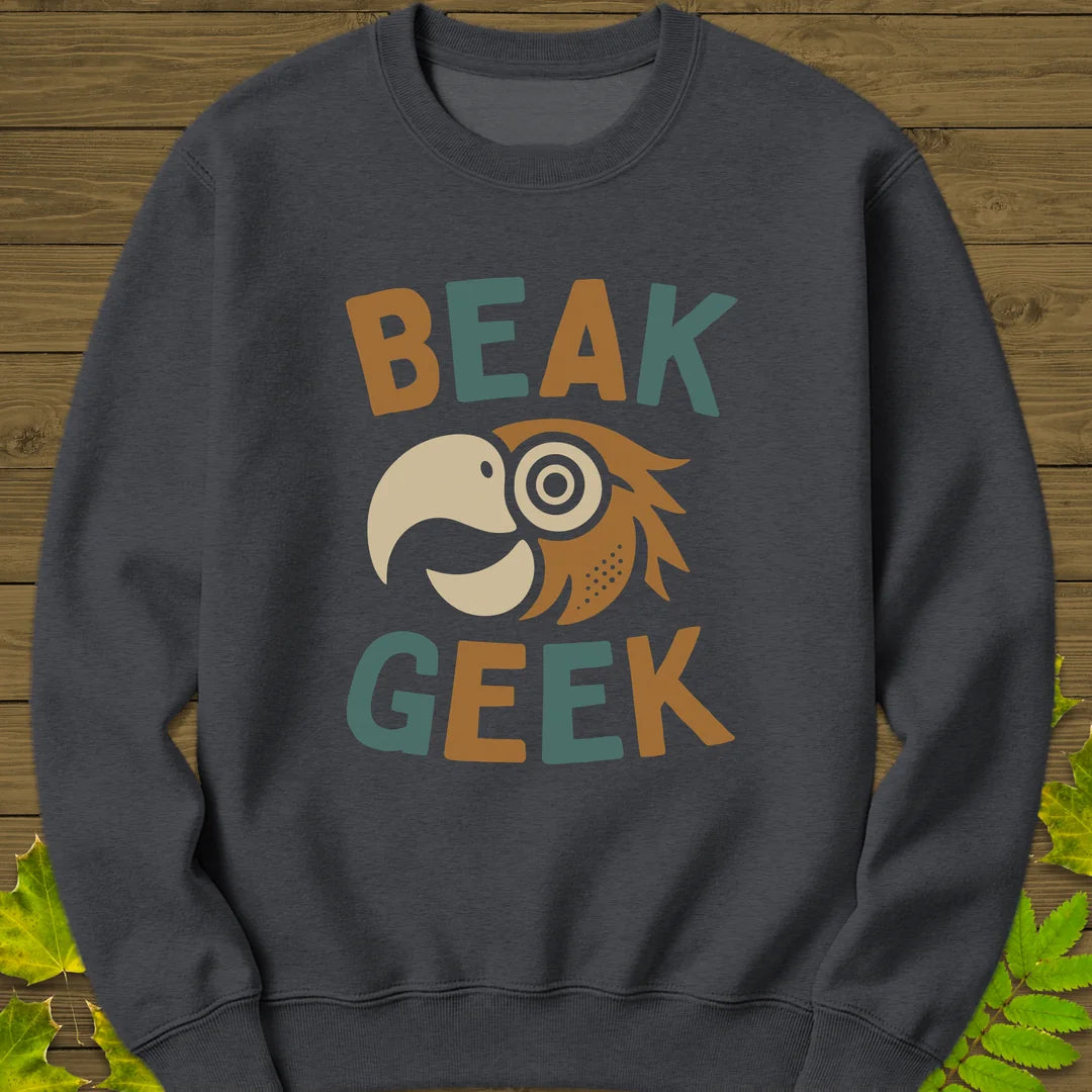 Beak Geek Sweatshirt in Dark Heather