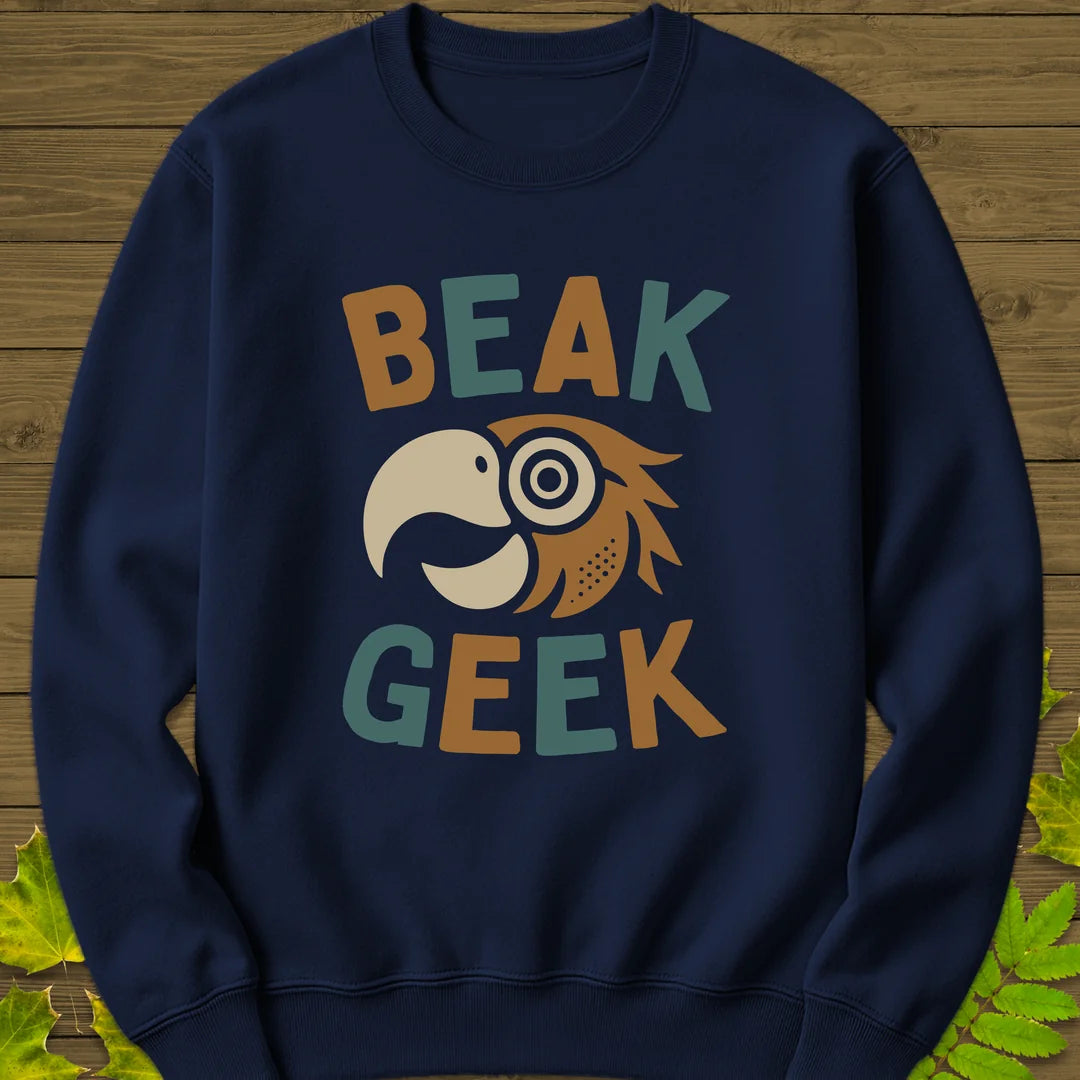 Beak Geek Sweatshirt in Navy