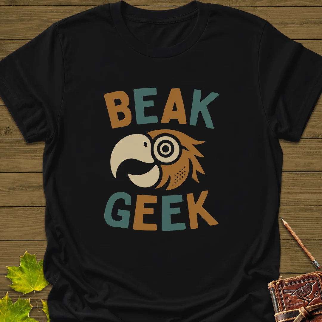Beak Geek T-Shirt in Black