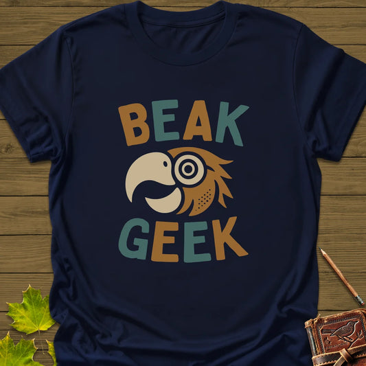Beak Geek T-Shirt in Navy