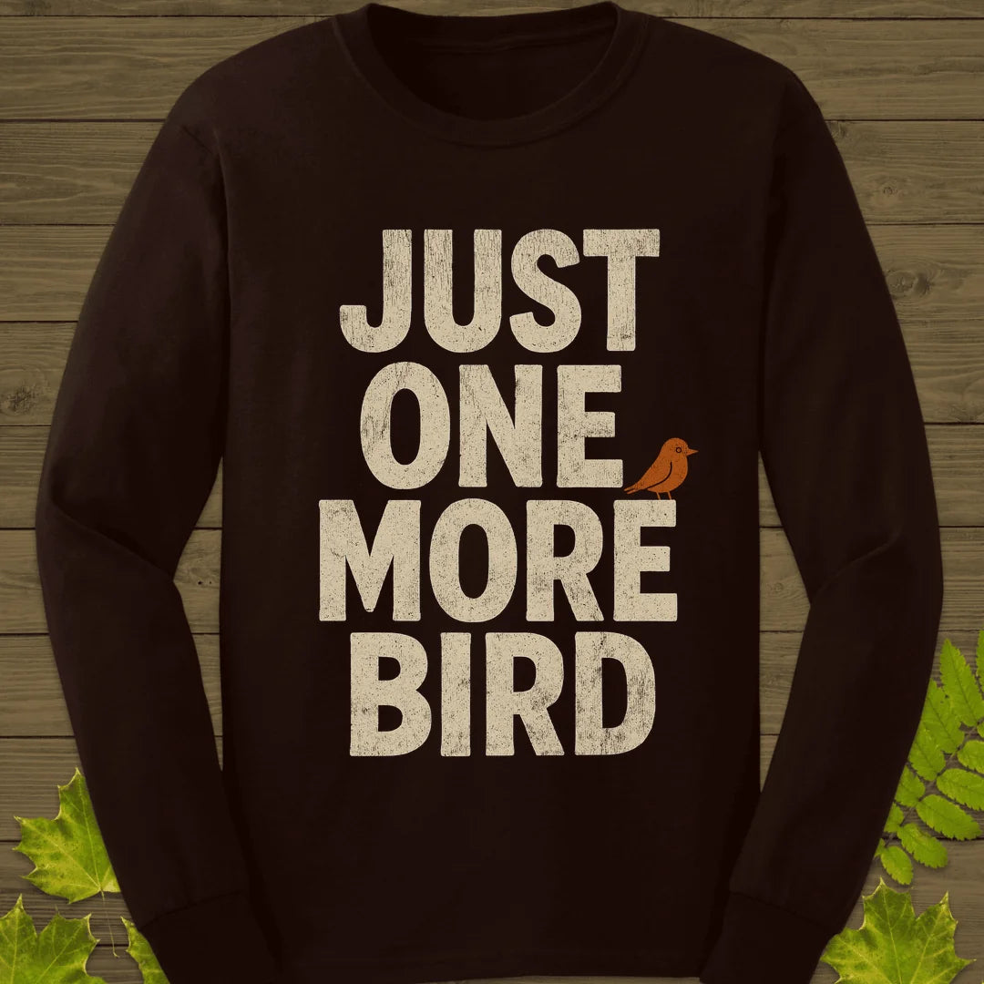 One More Bird Long Sleeve in Dark Chocolate