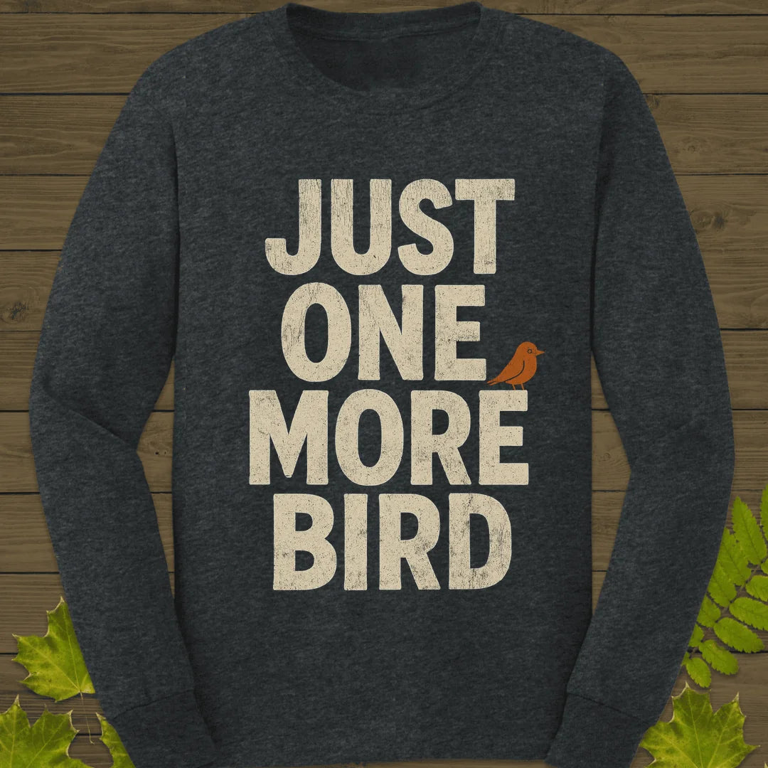One More Bird Long Sleeve in Dark Heather