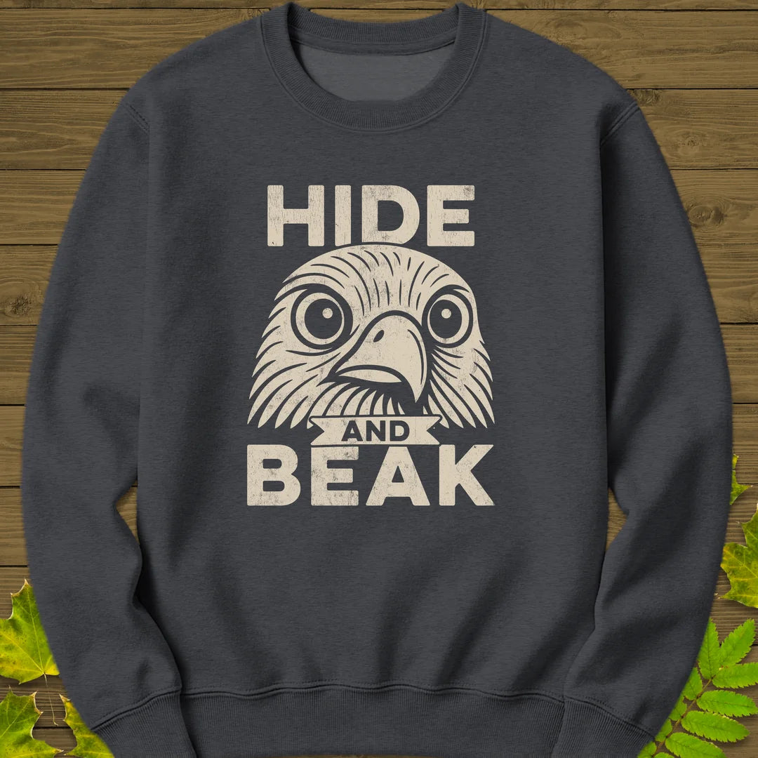 Hide and Beak Sweatshirt in Dark Heather