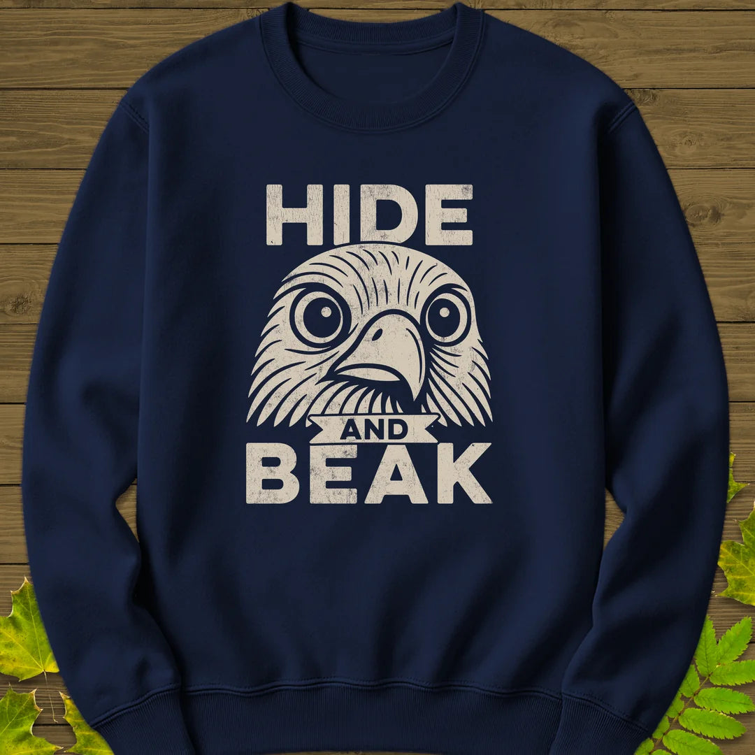 Hide and Beak Sweatshirt in Navy