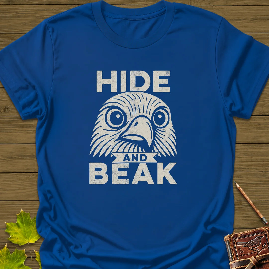 Hide and Beak T-Shirt in Royal