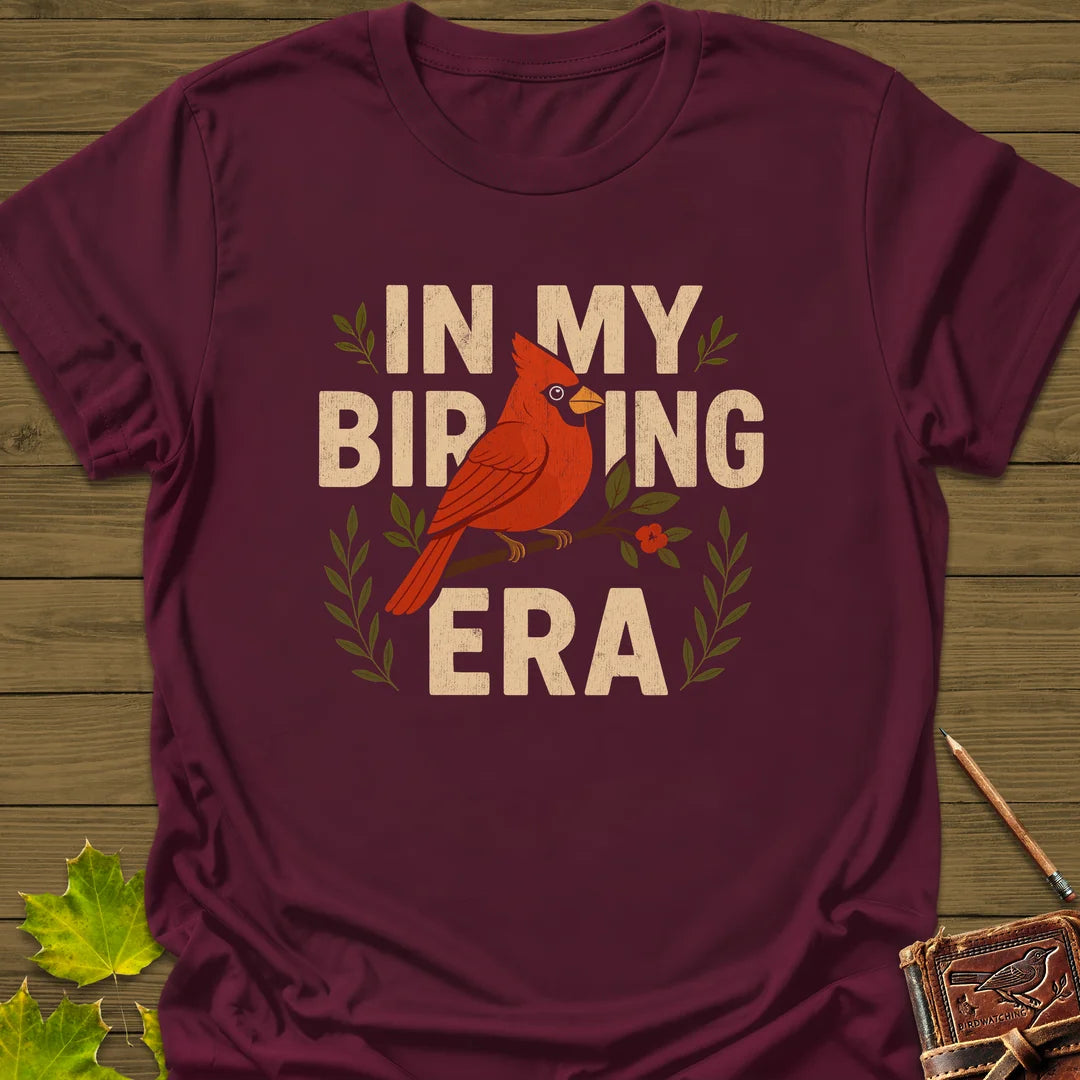 Birding Era T-Shirt in Maroon