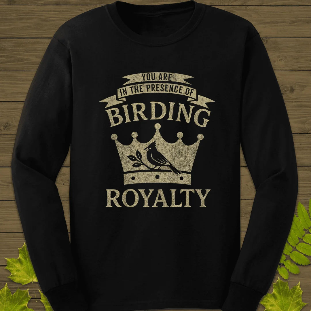 Birding Royalty Long Sleeve in Black