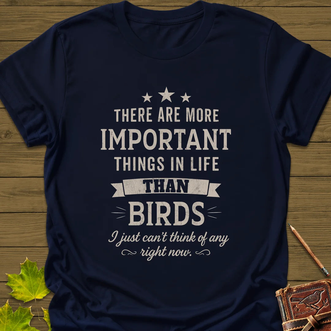 Important Things T-Shirt in Navy