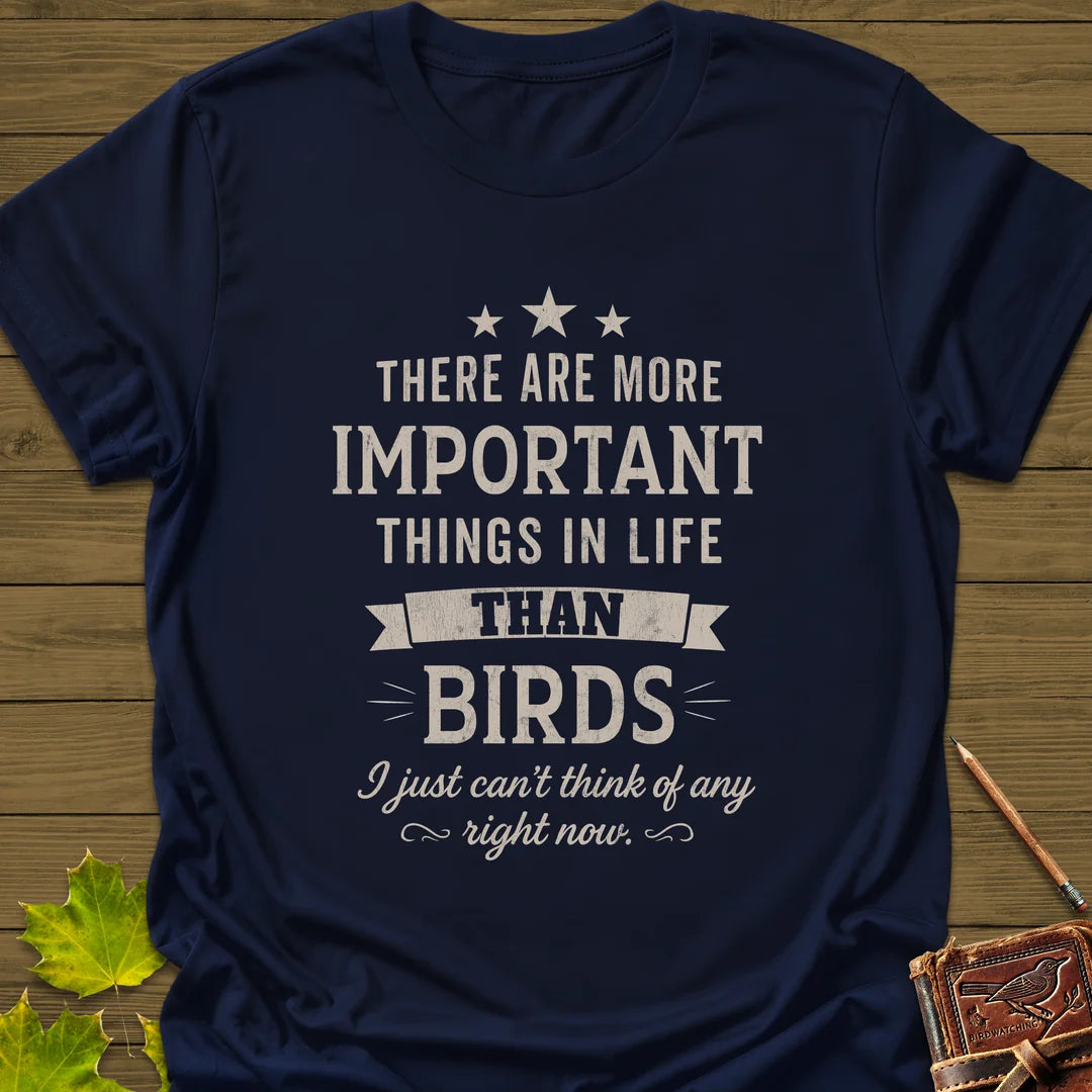Important Things T-Shirt in Navy
