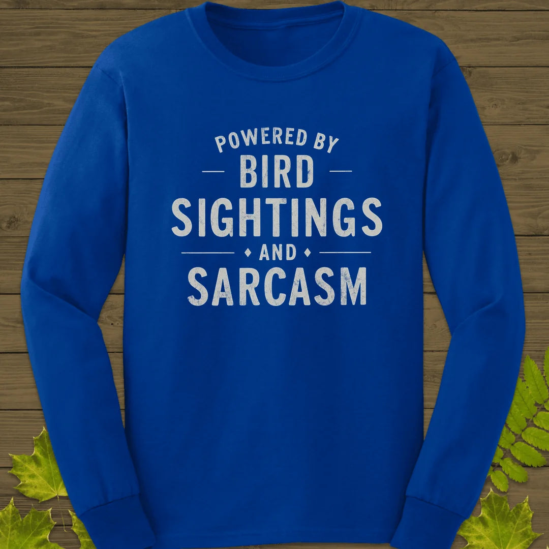 Birds and Sarcasm Long Sleeve in Royal