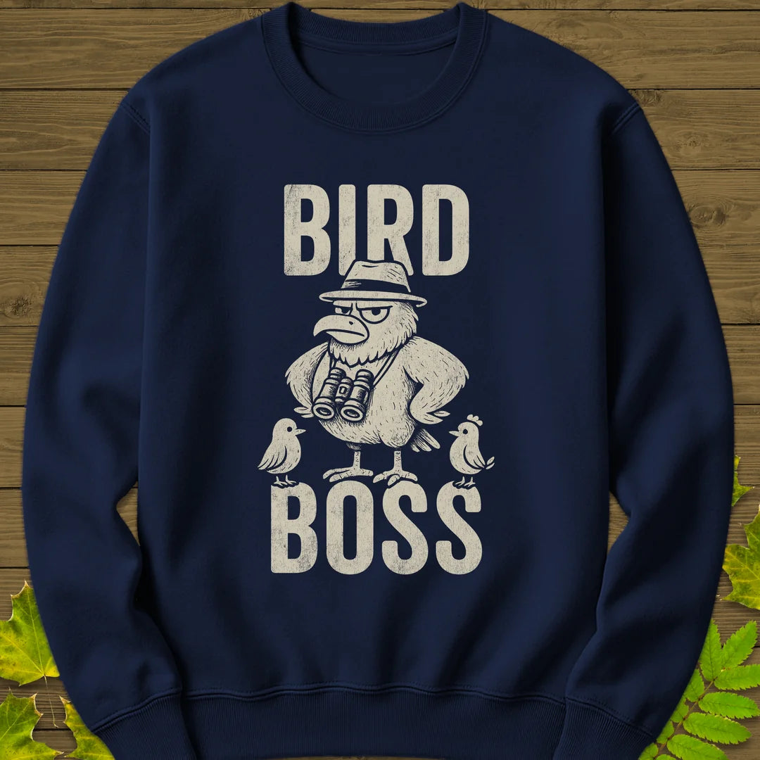 Bird Boss Sweatshirt in Navy