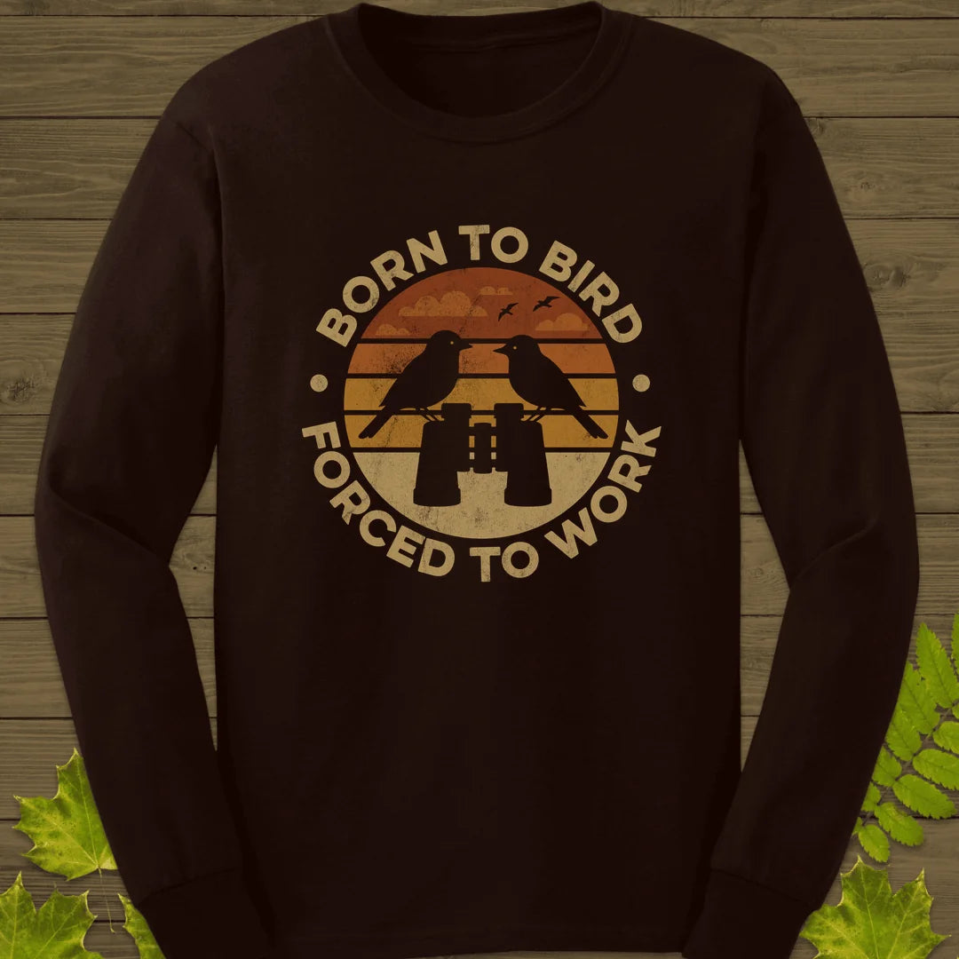 Born To Bird Long Sleeve in Dark Chocolate
