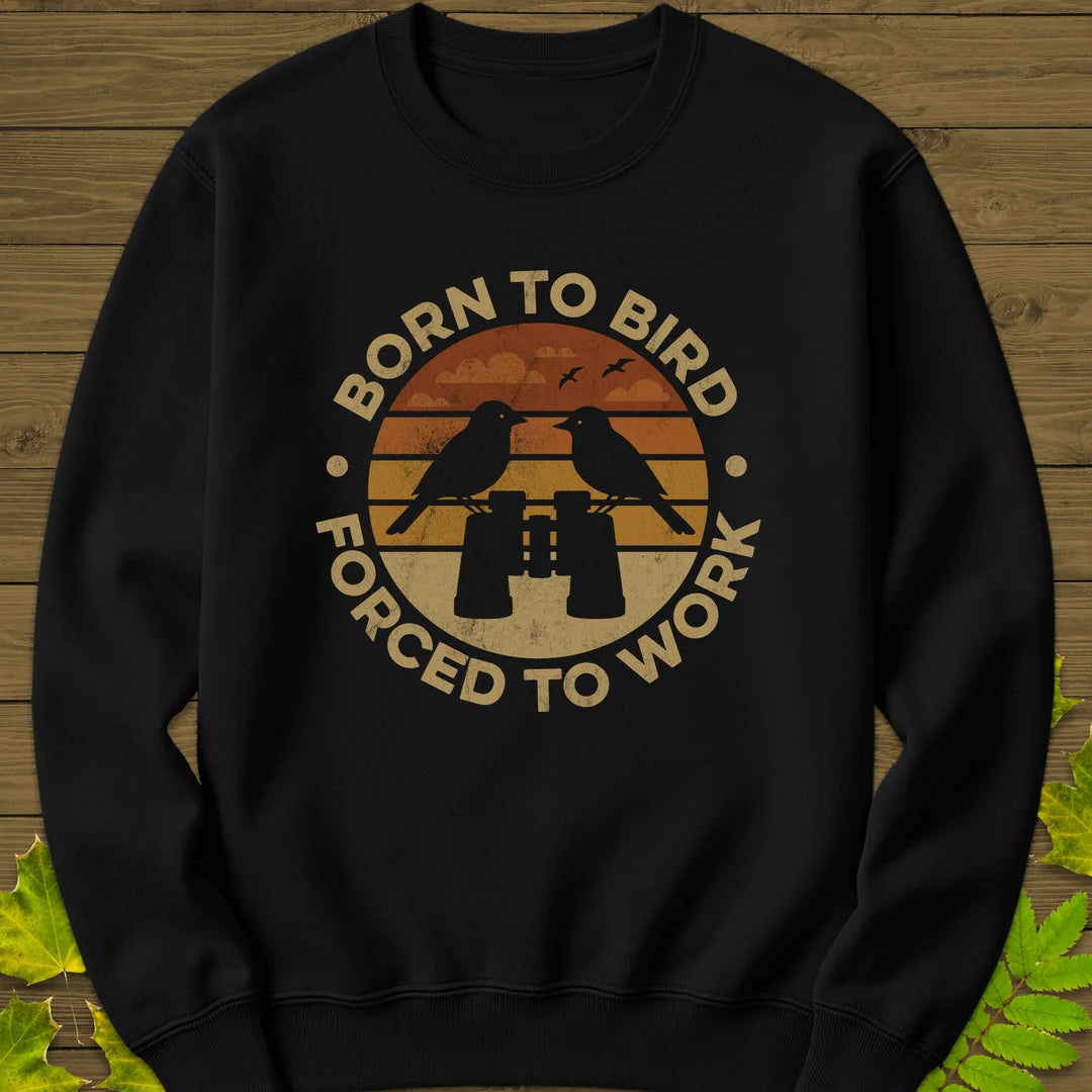 Born To Bird Sweatshirt in Black