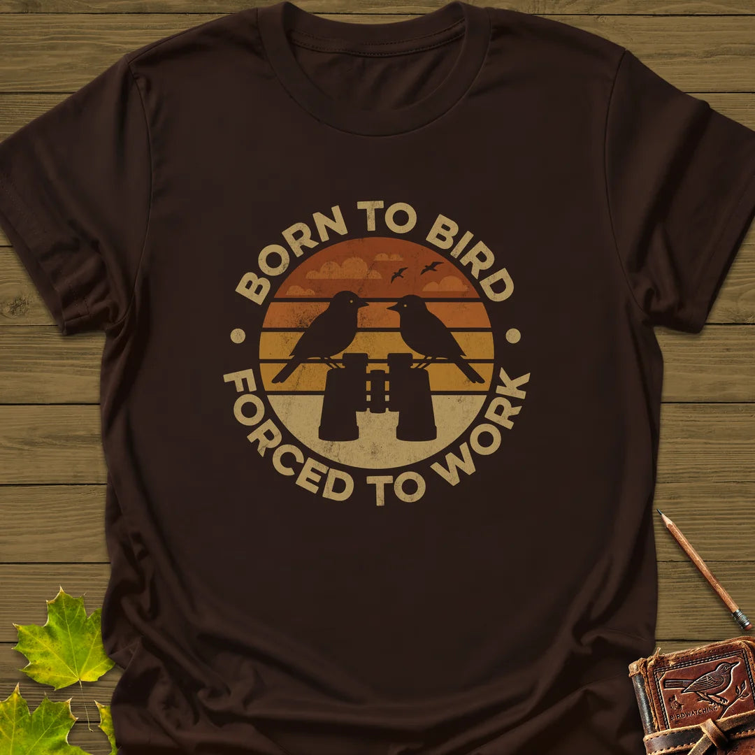 Born To Bird T-Shirt in Dark Chocolate