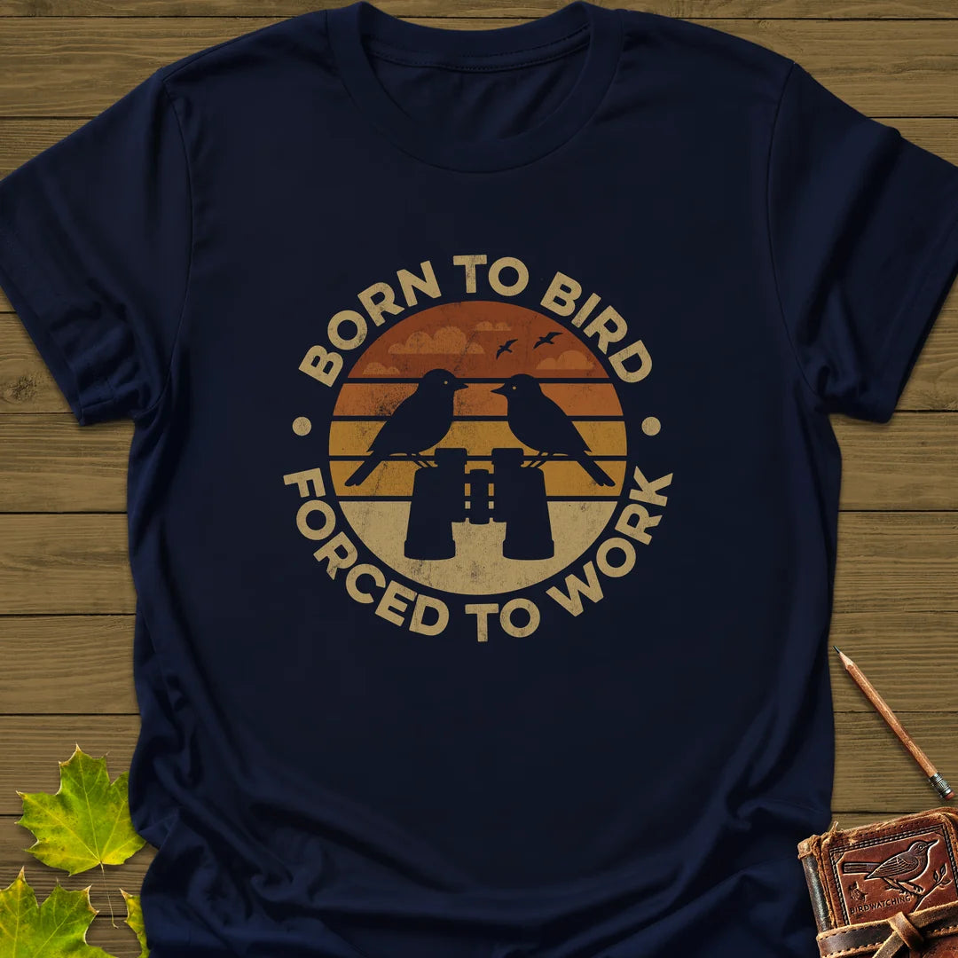 Born To Bird T-Shirt in Navy