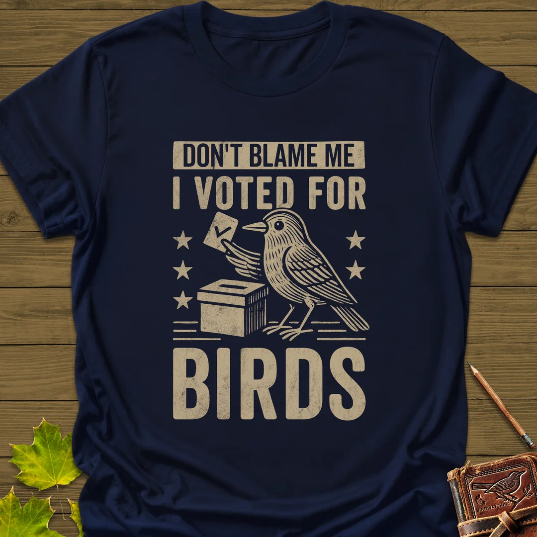 Voted For Birds T-Shirt in Navy