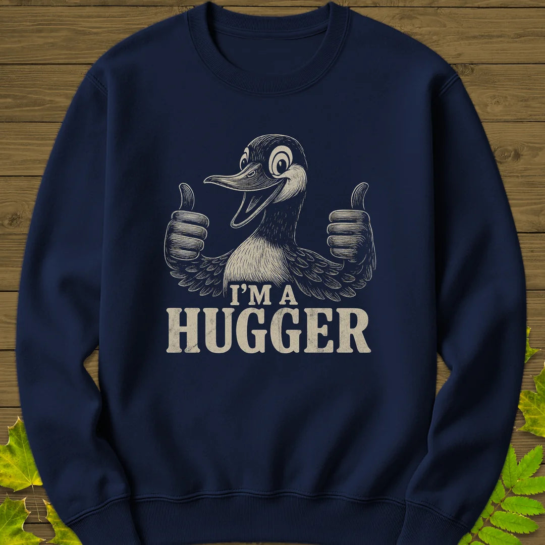 I'm a Hugger Sweatshirt in Navy