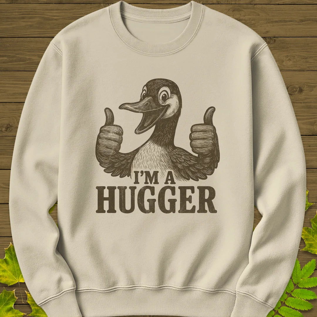 I'm a Hugger Sweatshirt in Sand