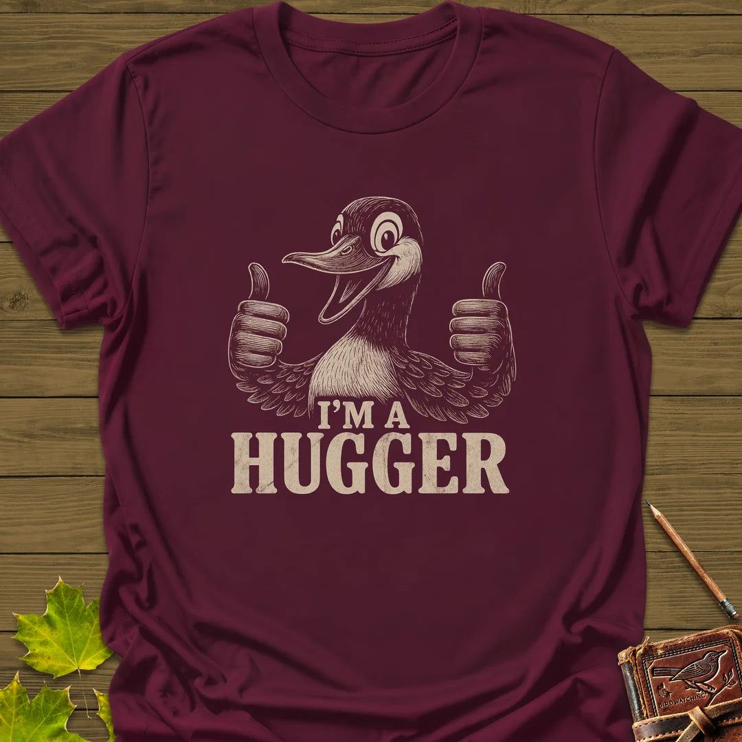 I'm a Hugger T-Shirt in Maroon