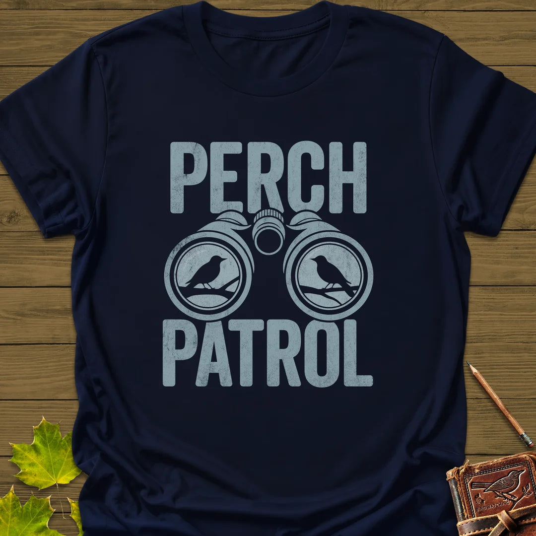 Perch Patrol T-Shirt in Navy