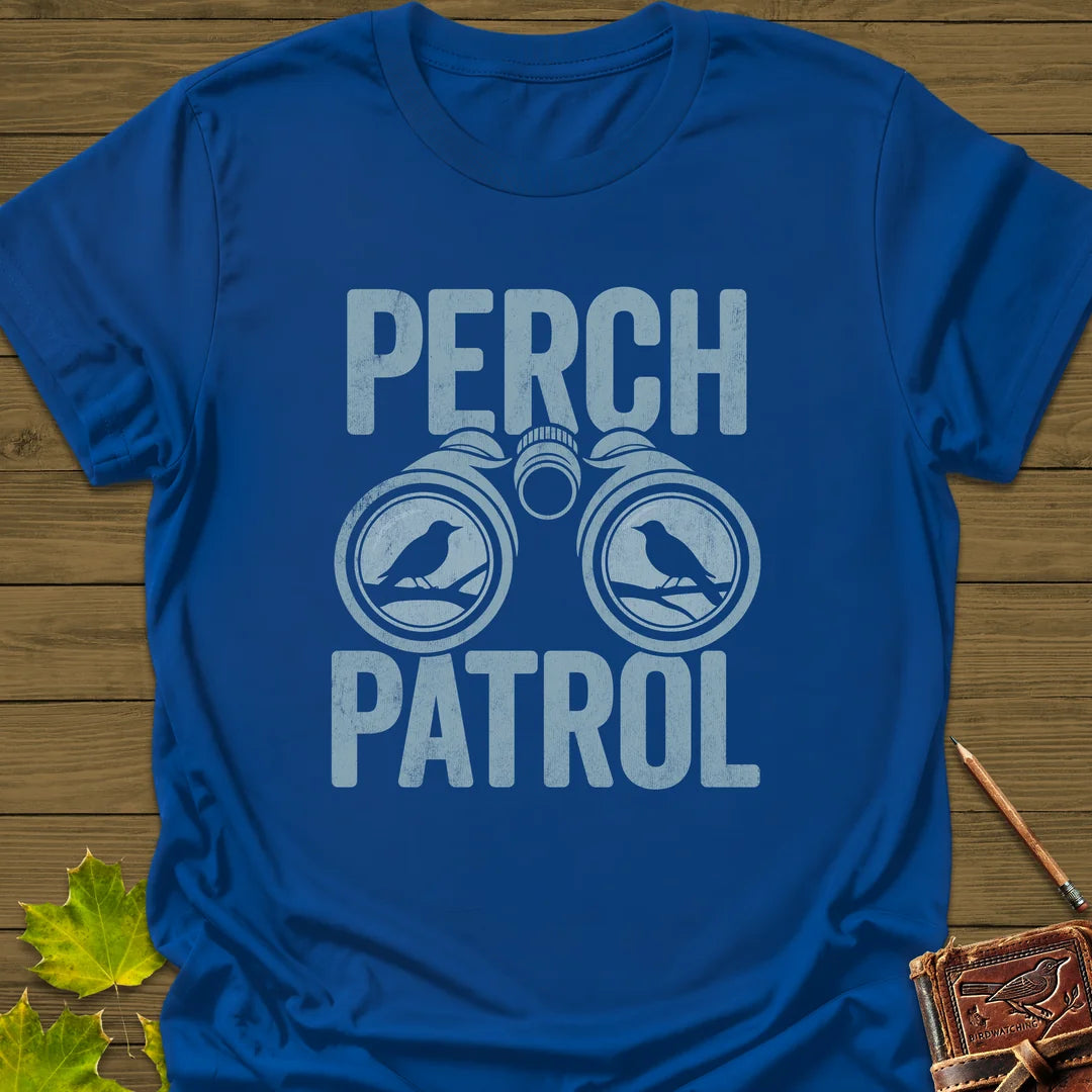 Perch Patrol T-Shirt in Royal