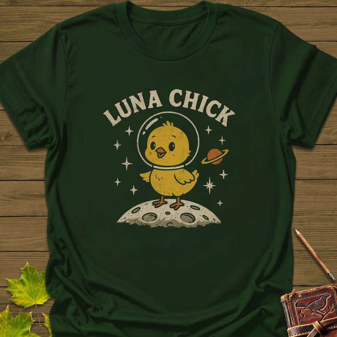 Luna Chick T-Shirt in Forest Green