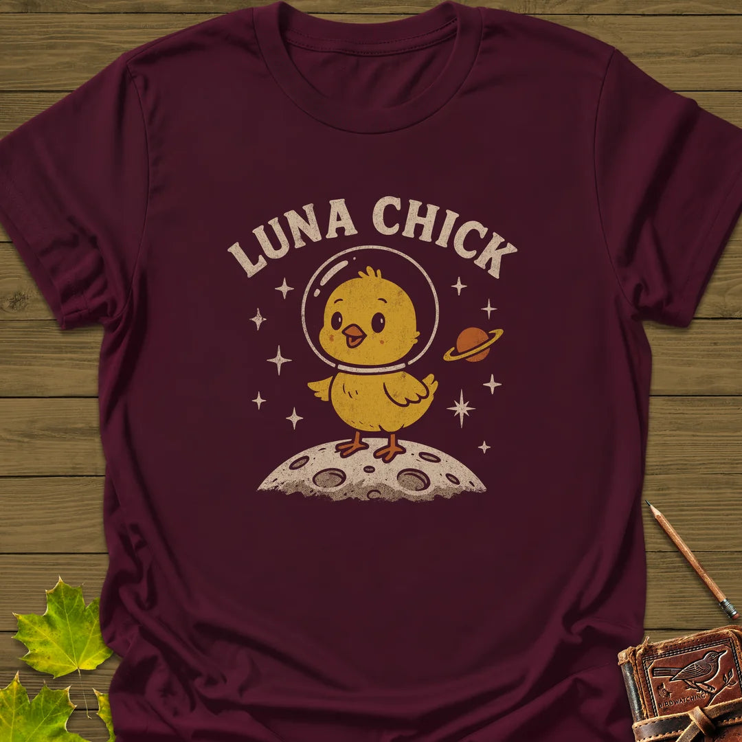 Luna Chick T-Shirt in Maroon