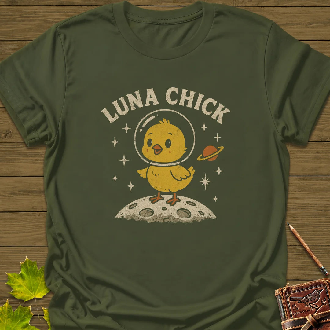 Luna Chick T-Shirt in Military Green
