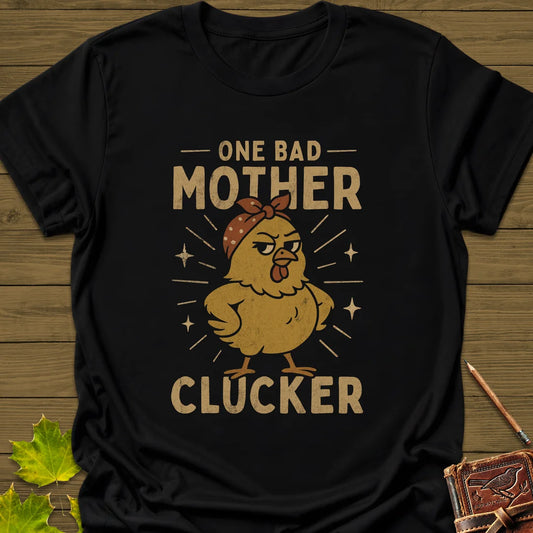Mother Clucker T-Shirt in Black