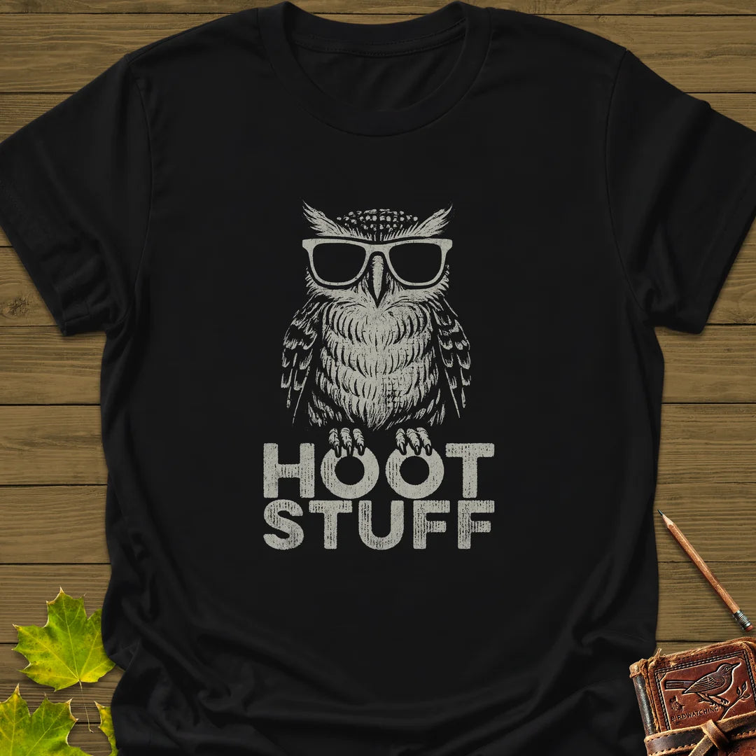 Hoot Stuff T-Shirt in Black