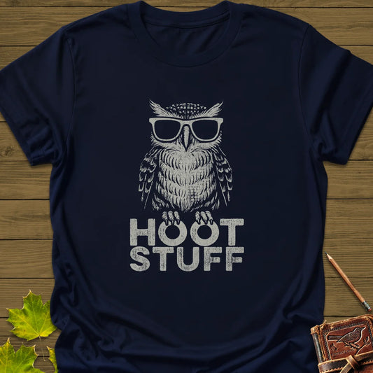 Hoot Stuff T-Shirt in Navy
