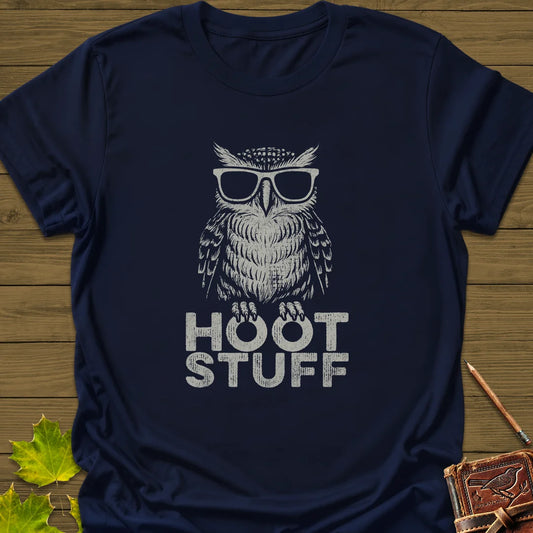 Hoot Stuff T-Shirt in Navy
