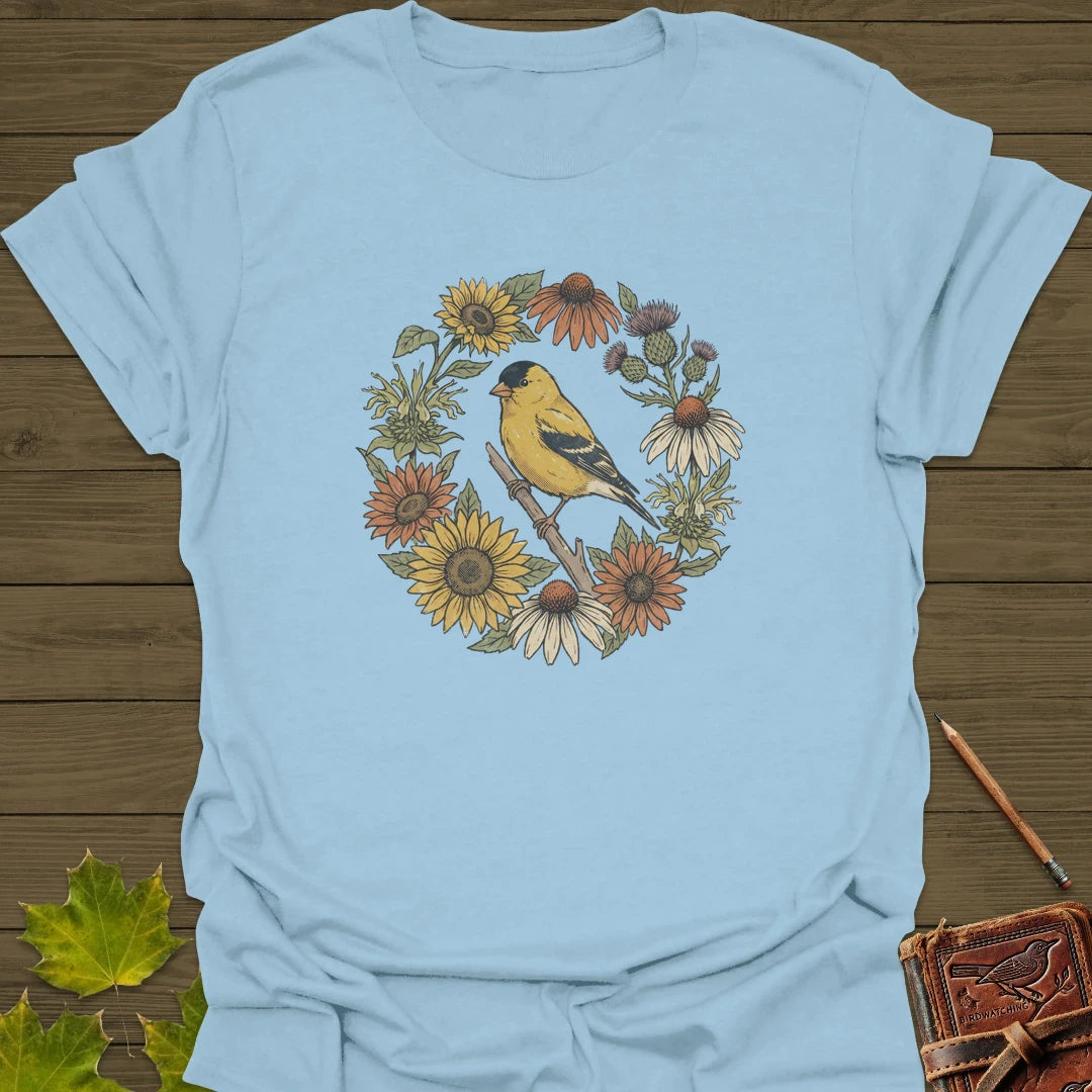 Golden Perch T-Shirt Light Blue