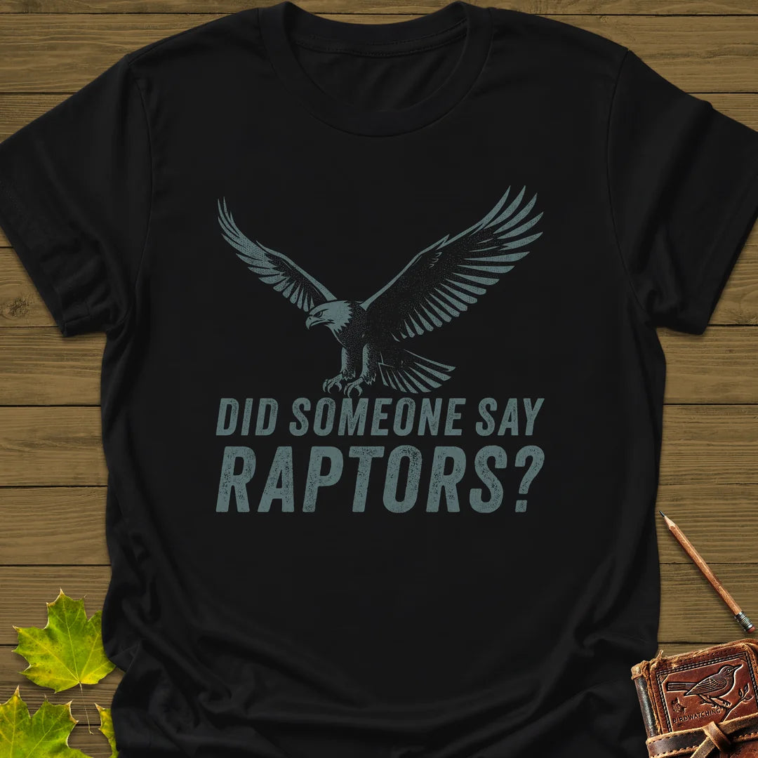 Say Raptors T-Shirt in Black