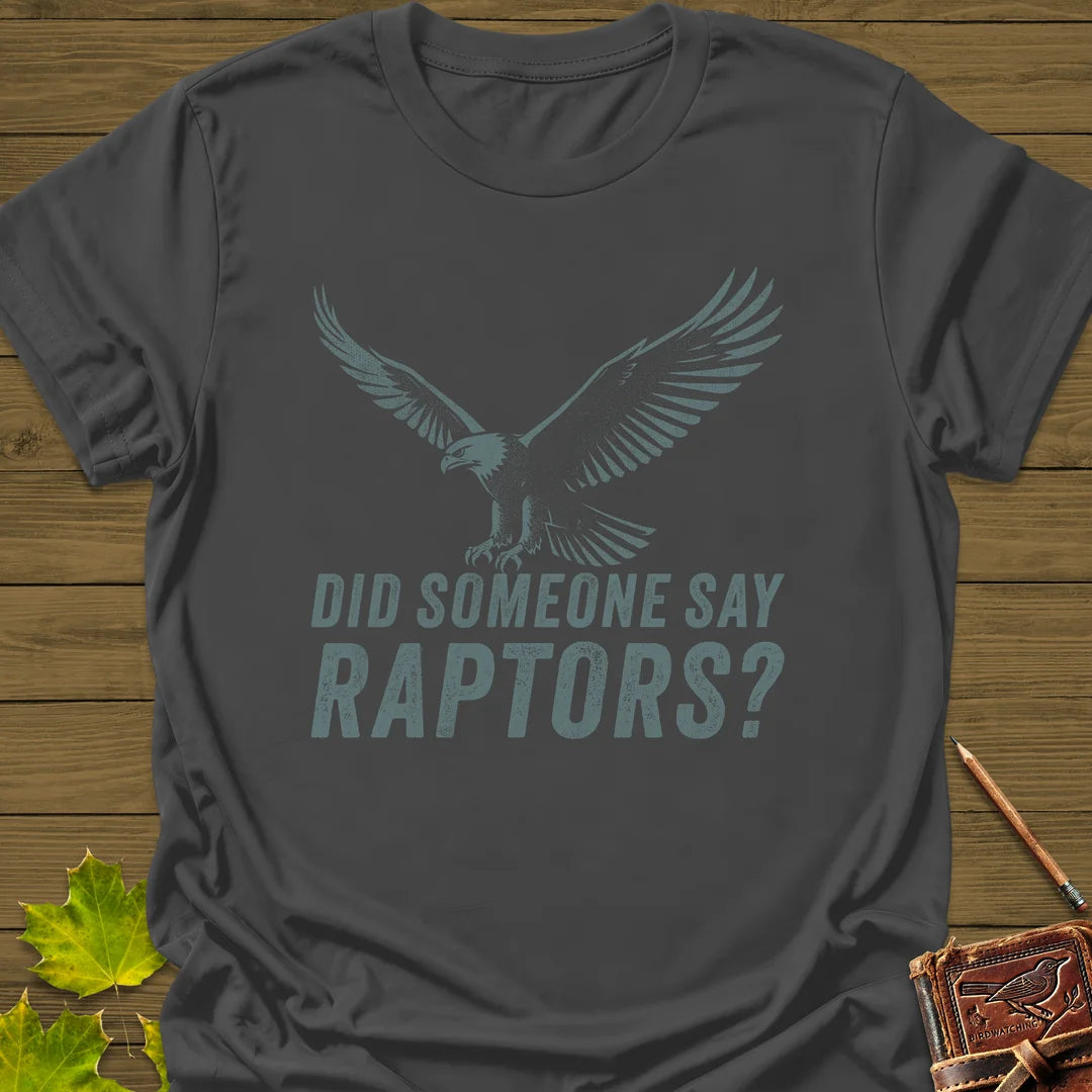 Say Raptors T-Shirt in Charcoal