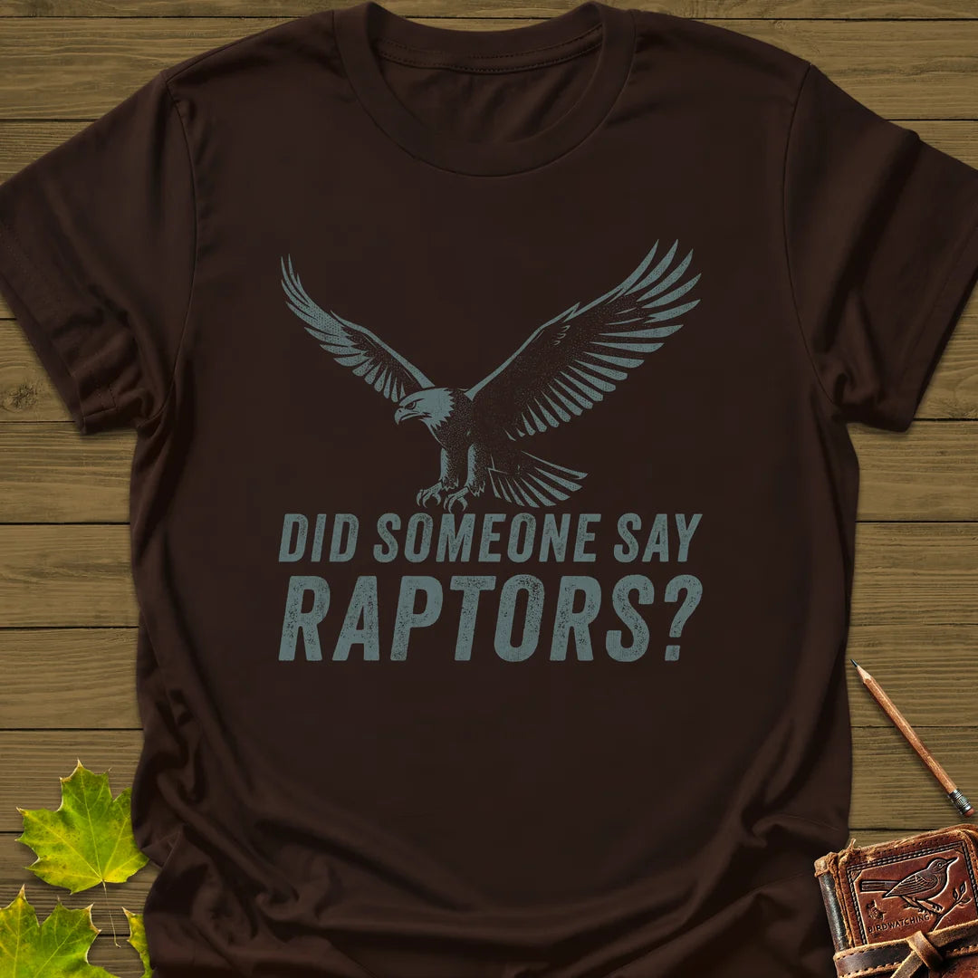 Say Raptors T-Shirt in Dark Chocolate
