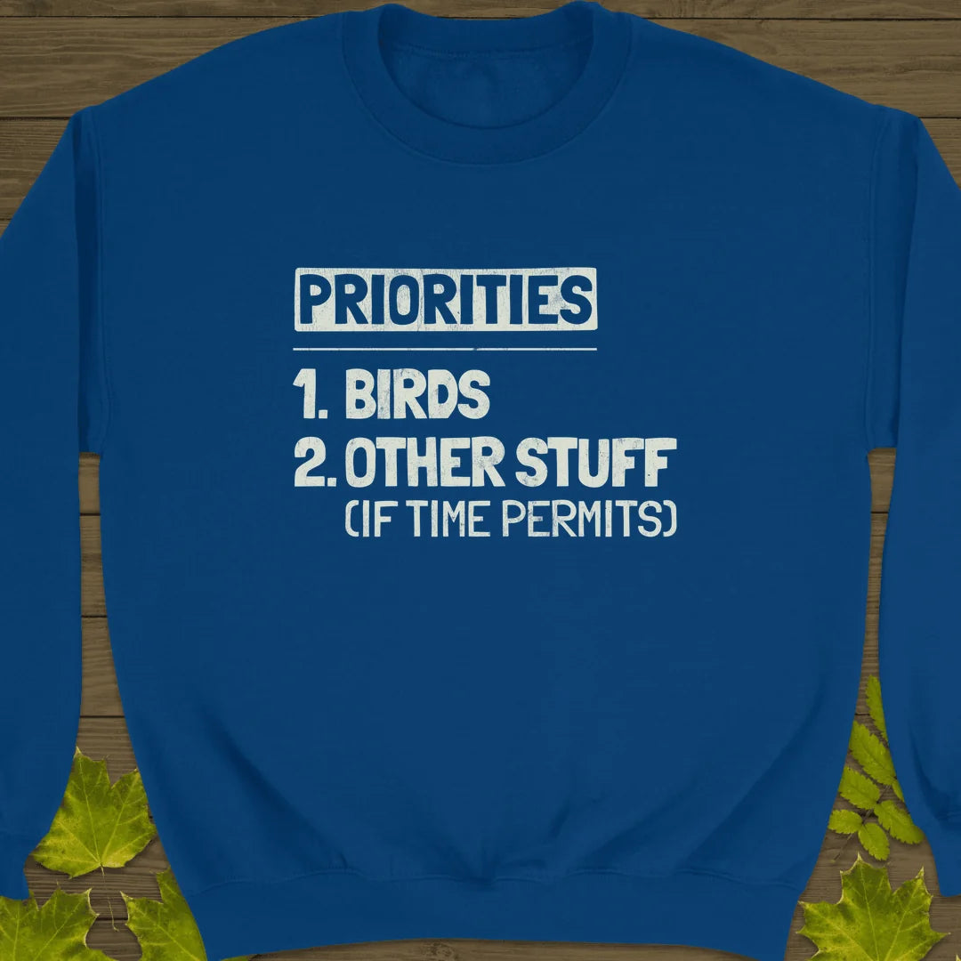 Priorities Sweatshirt in Royal