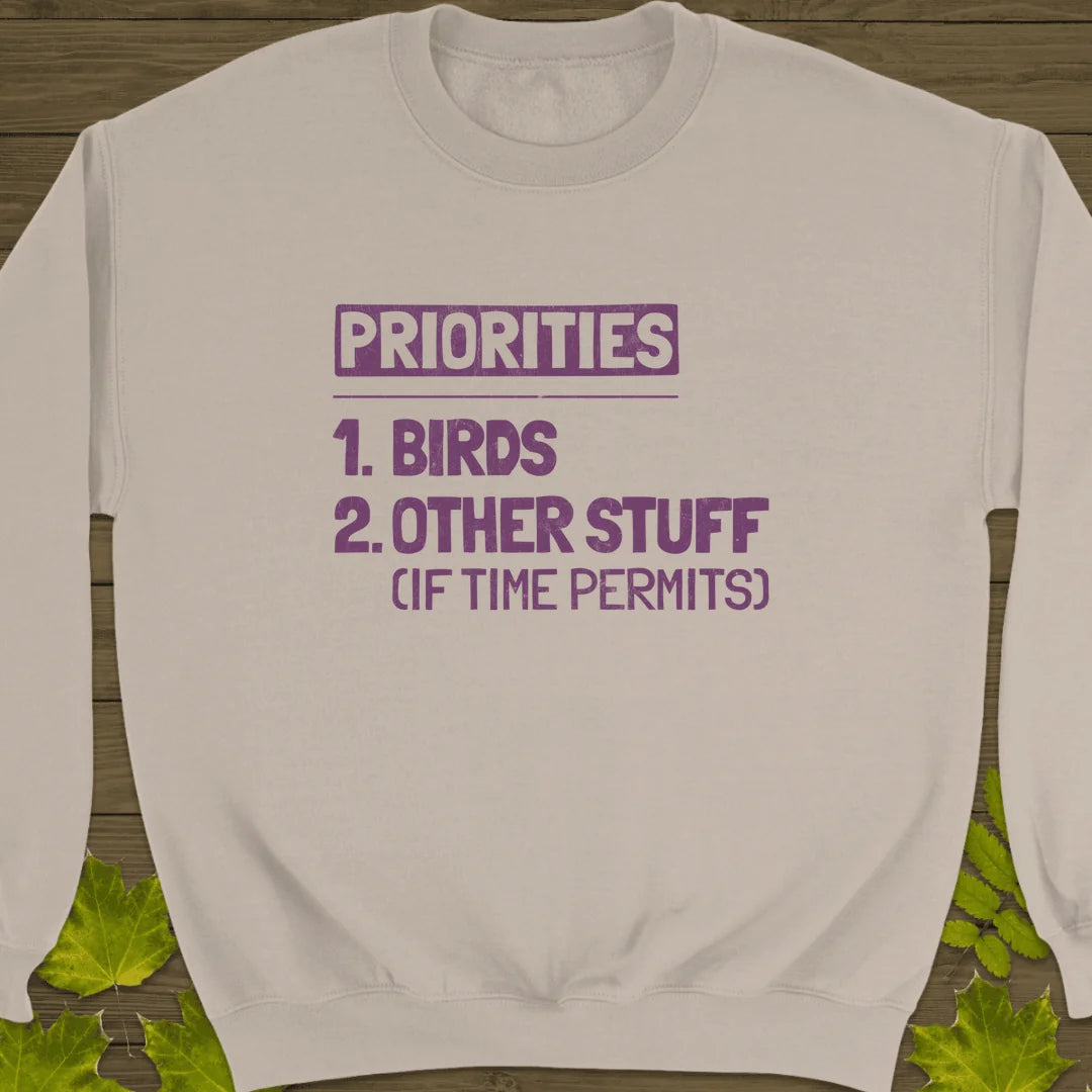 Priorities Sweatshirt in Sand
