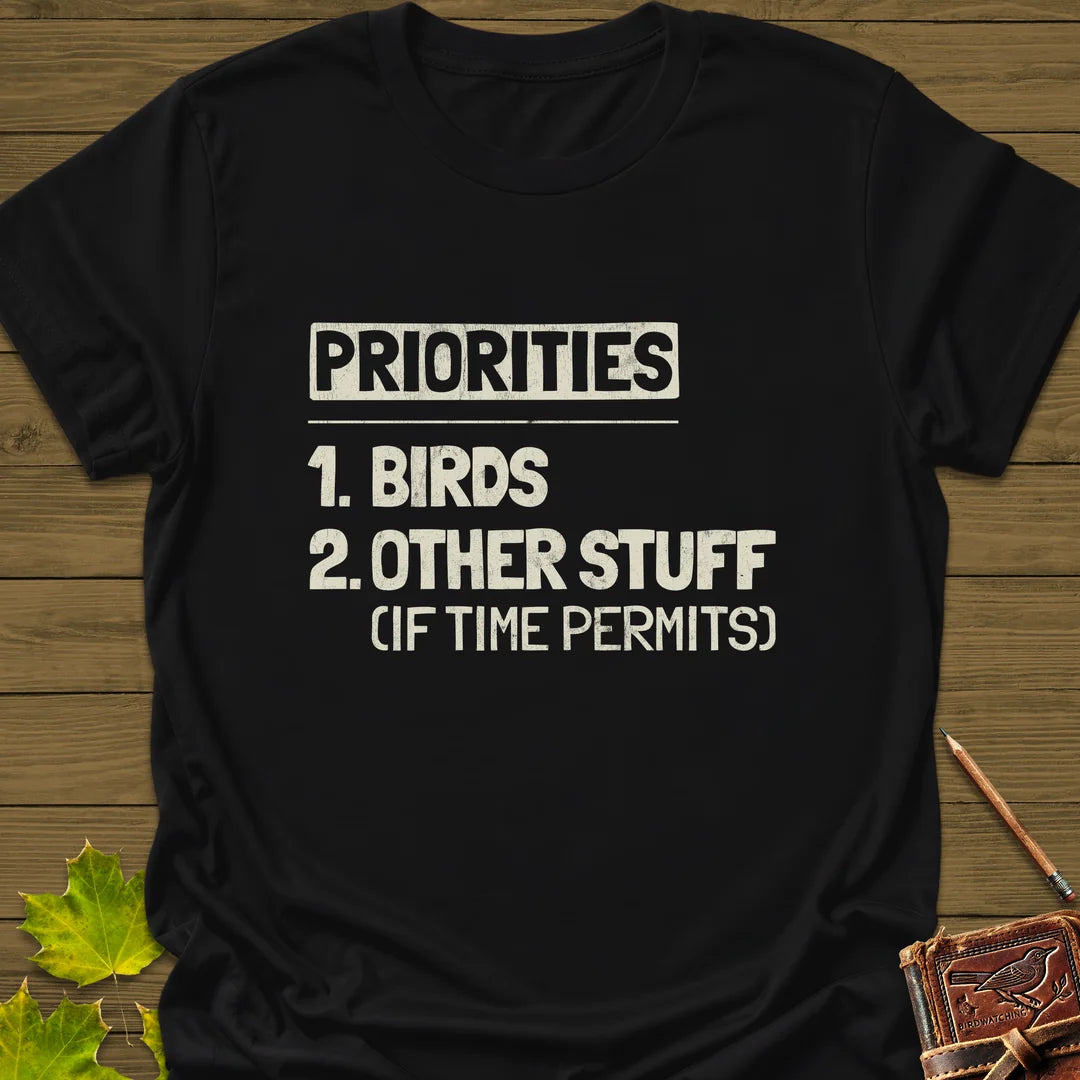 Priorities T-Shirt in Black