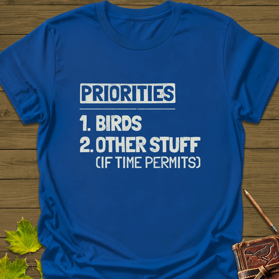 Priorities T-Shirt in Royal