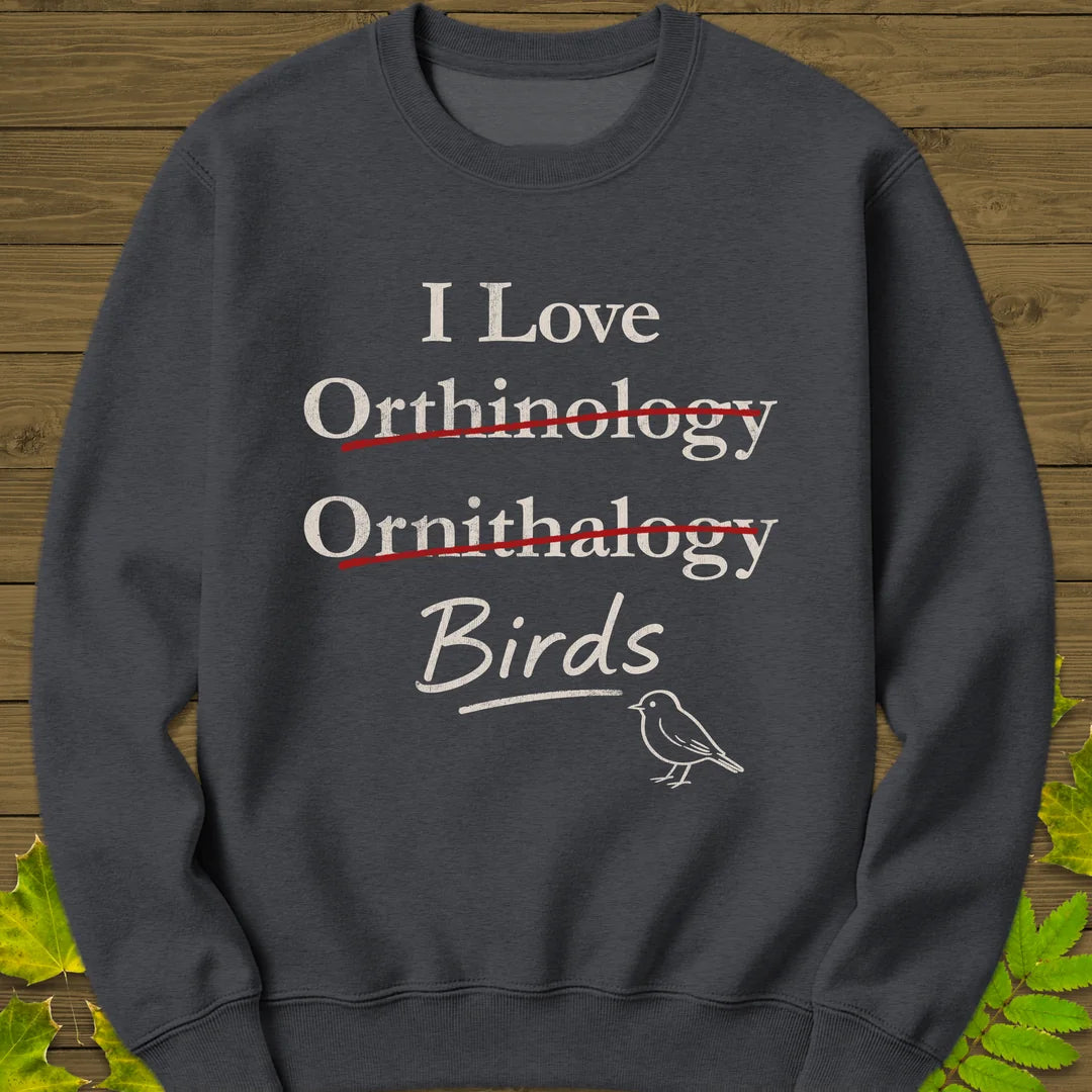 I Love Orthinology Sweatshirt in Dark Heather