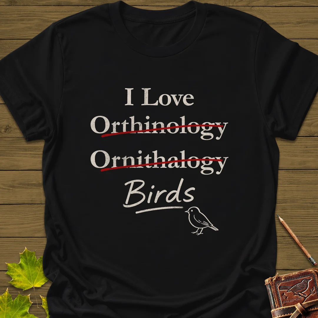 I Love Orthinology T-Shirt in Black