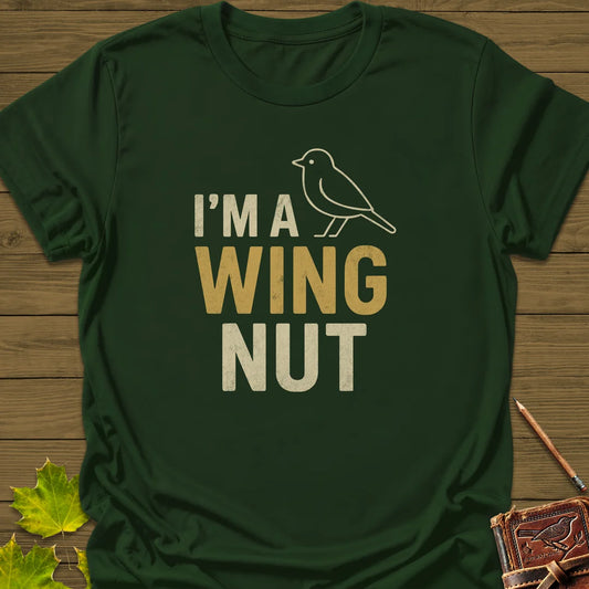 Wing Nut T-Shirt in Forest Green