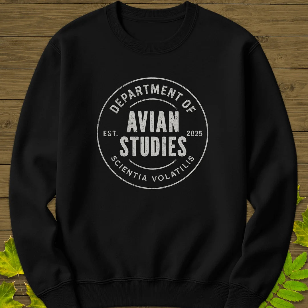Avian Studies Sweatshirt in Black