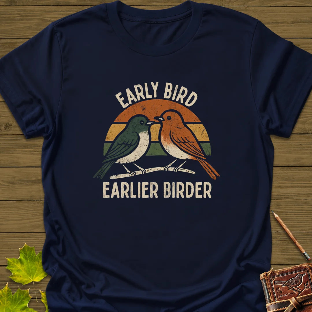 Earlier Birder T-Shirt in Navy