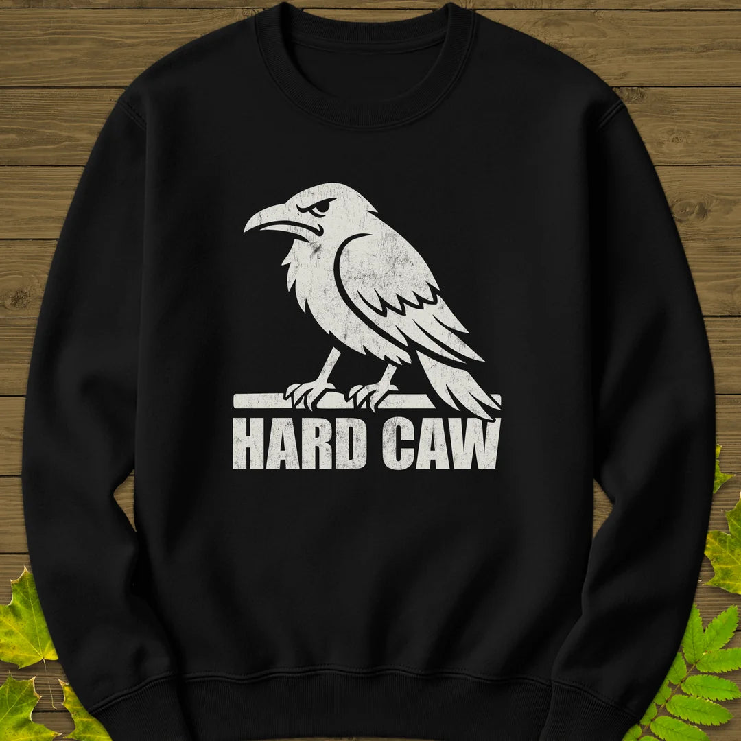 Hard Caw Sweatshirt in Black