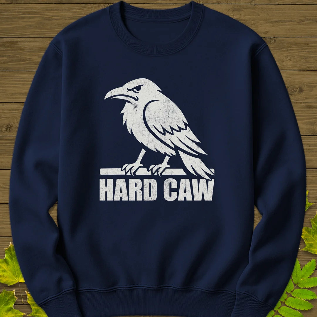 Hard Caw Sweatshirt in Navy