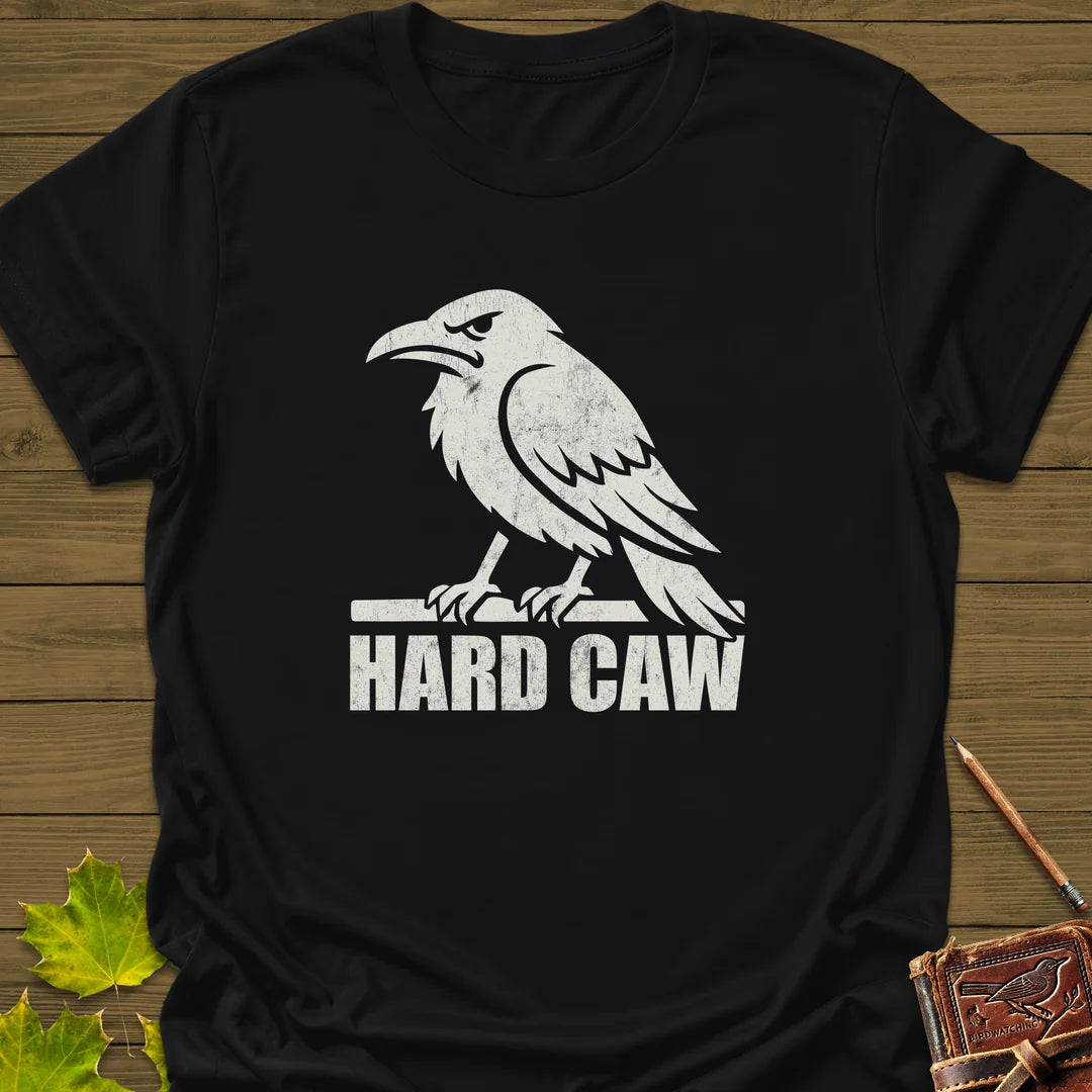Hard Caw T-Shirt in Black